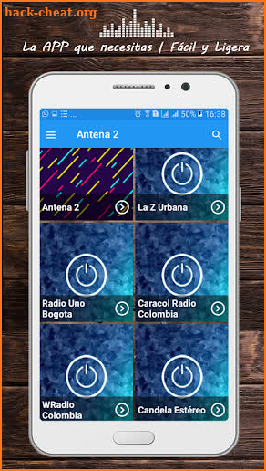 Antena 2 Colombia App screenshot