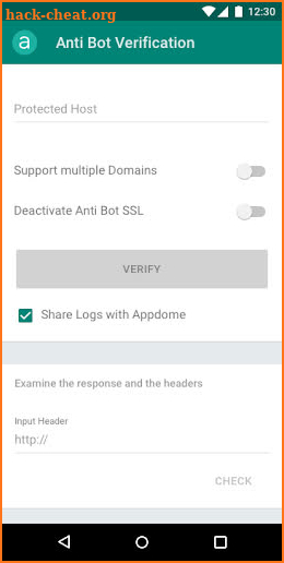 Anti Bot Verification App screenshot