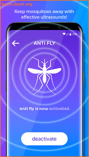 Anti-fly sound screenshot