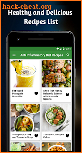 Anti Inflammatory Diet Recipes: Healthy Diet Meal screenshot