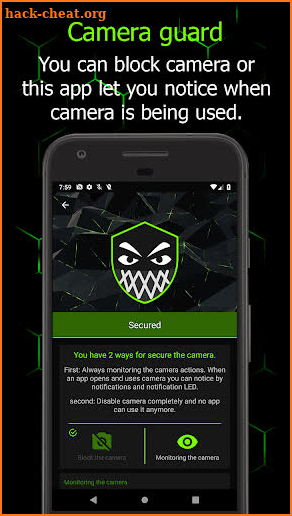 Anti spy: Camera & Microphone block screenshot