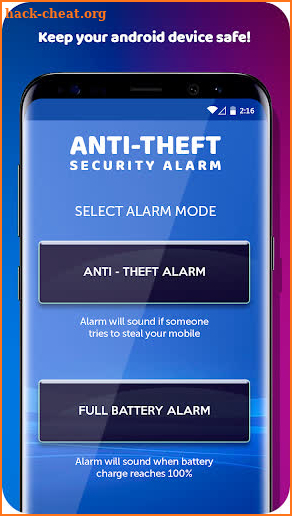Anti theft-Larcency Alarm screenshot