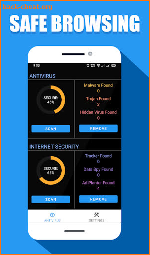 Anti Virus & Internet security screenshot