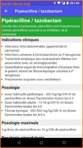 Antibiothérapie Pédiatrique screenshot