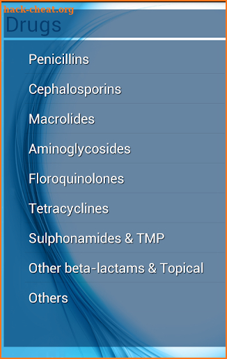 Antibiotics and infection screenshot