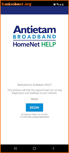 Antietam HomeNet HELP screenshot