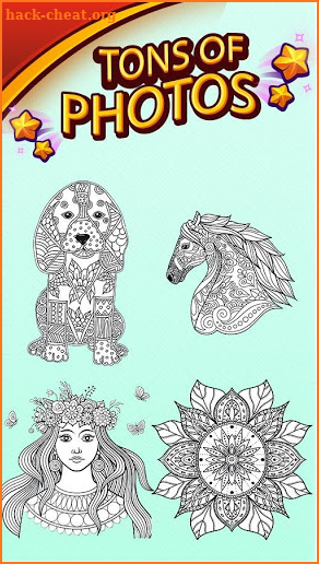 Antistress Coloring Pages - Colorish Relief screenshot