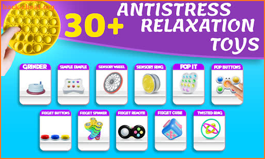 AntiStress Relaxation Game: Mind Relaxing Toys screenshot