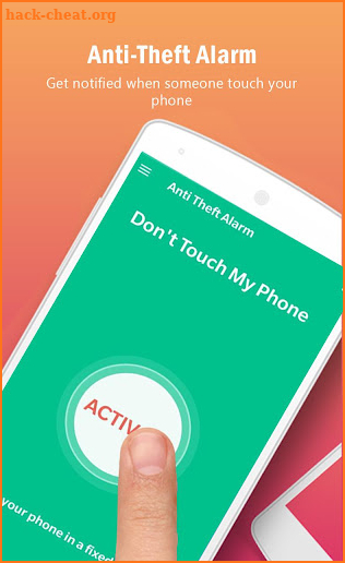 Antitheft Motion Alarm Dont Touch My Phone screenshot