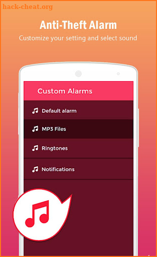 Antitheft Motion Alarm Dont Touch My Phone screenshot