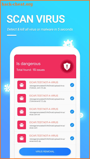 Antivirus & Security With App Locker Phone Cleaner screenshot