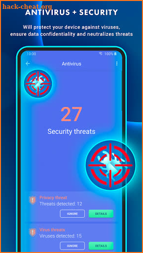 Antivirus - viruses protection, security, VPN screenshot