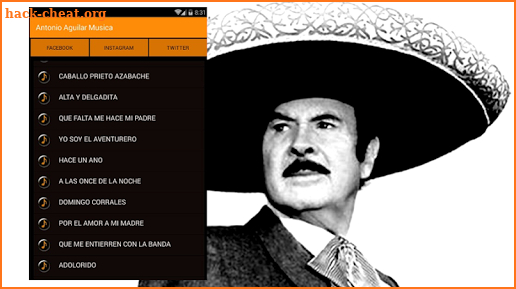 Antonio Aguilar - Letras de Musicas screenshot
