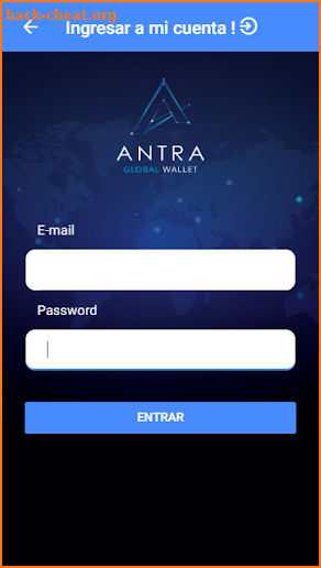 Antra Global Wallet screenshot