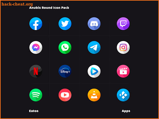 Anubis - Round Icon Pack screenshot