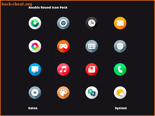 Anubis - Round Icon Pack screenshot