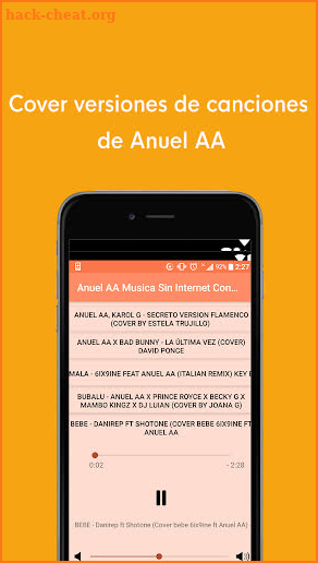 Anuel AA Música Sin Internet Conexion Covers CHINA screenshot