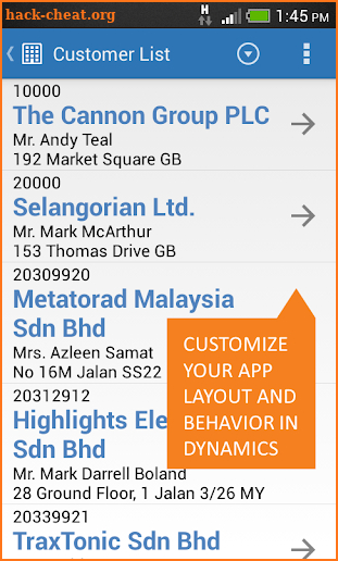 Anveo Mobile for Dynamics® NAV screenshot