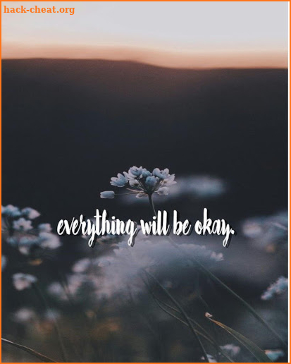 Anxiety motivational quote screenshot