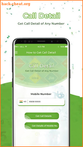 Any Number Call Detail App screenshot