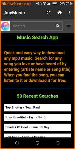 AnyMusic: Free Music Downloader screenshot