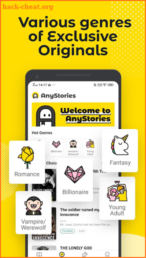 AnyStories-anybooks/chapters/webnovels/fanfictions screenshot