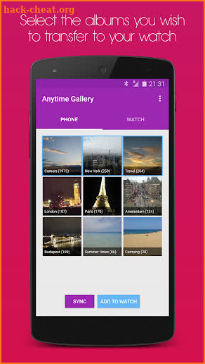 Anytime Gallery for Wear screenshot