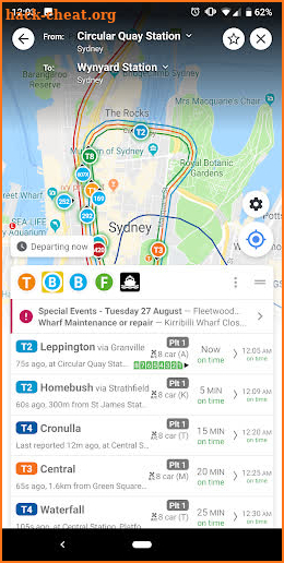 AnyTrip - real-time train, bus and ferry tracker screenshot