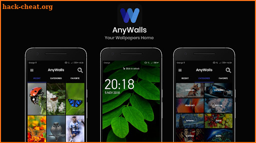 AnyWalls (HD Backgrounds & Auto Wallpaper Changer) screenshot