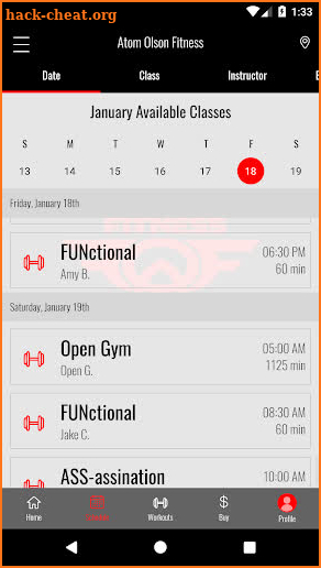 AO Fitness screenshot