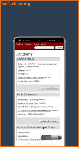 AO3 Reader (Archive of our own & FanFiction) screenshot