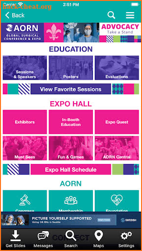 AORN Expo screenshot