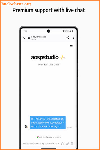 AOSP STUDIO+ screenshot