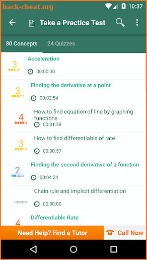 AP Calculus AB: Practice Tests and Flashcards screenshot