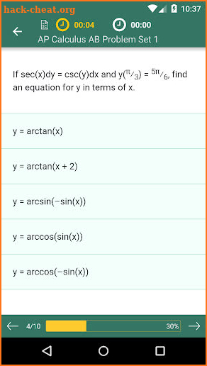 AP Calculus AB: Practice Tests and Flashcards screenshot