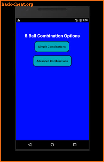 APA 8 Ball Player Combinations screenshot