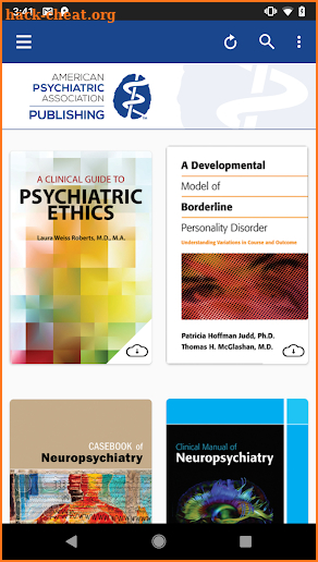 APA eBooks screenshot