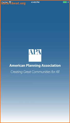 APA National Events screenshot