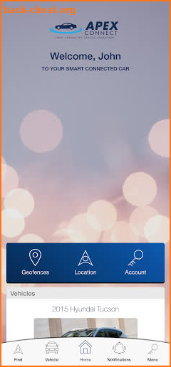 Apex Connect GPS screenshot