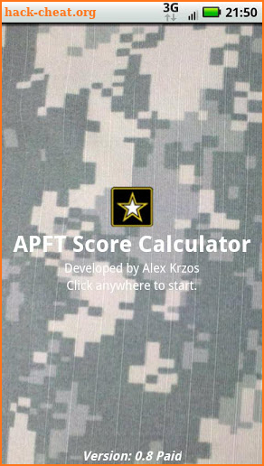 APFT Calc w/ Score Log ad-free screenshot