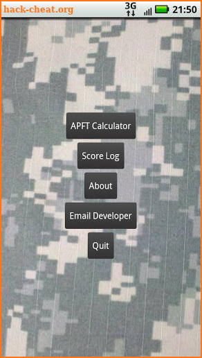 APFT Calc w/ Score Log ad-free screenshot