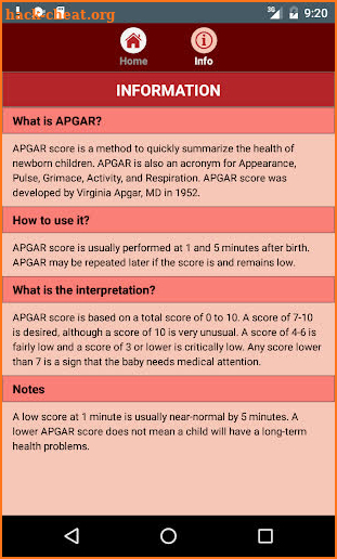 APGAR Score Pro: Pediatric Newborn Assessment screenshot