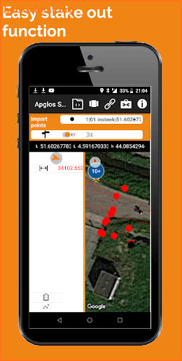 Apglos Survey Wizard - easiest land survey app screenshot