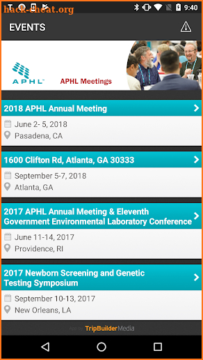 APHL Meetings screenshot