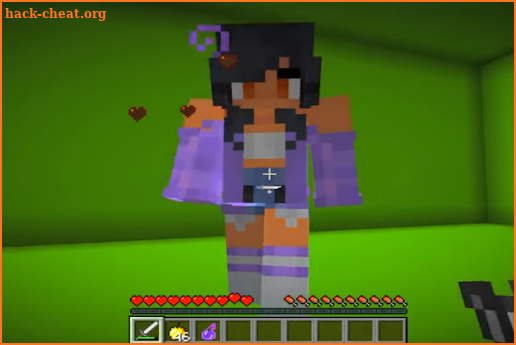 Aphmau meemeows mod skin MCPE screenshot