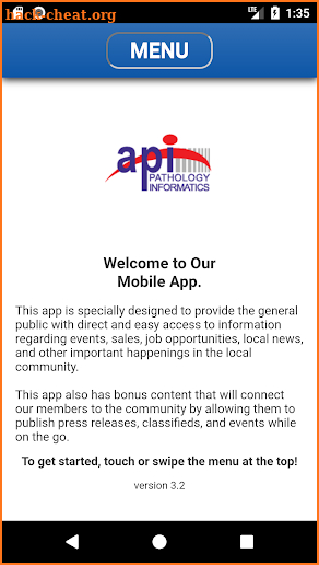 API Mobile App screenshot