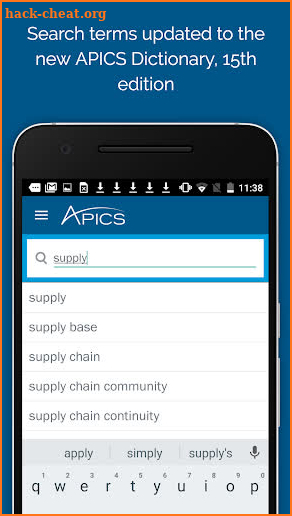 APICS Dictionary screenshot