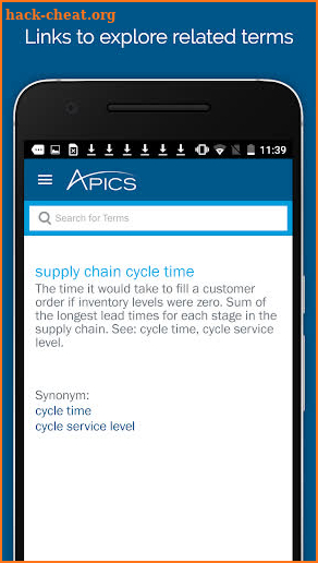 APICS Dictionary screenshot