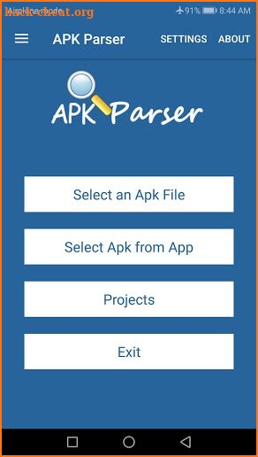 APK Parser screenshot