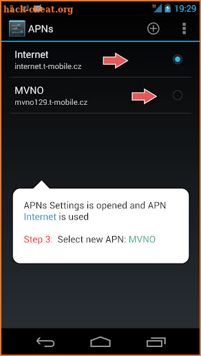 APN Switch screenshot